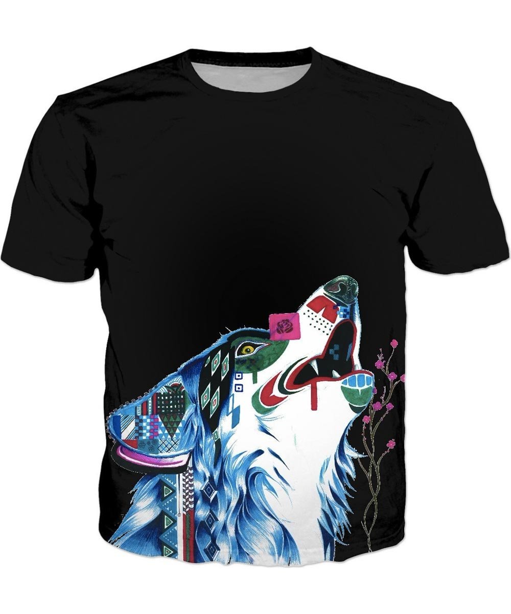 blue wolf art
