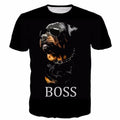 Dogs Rottweiler boss t shirt