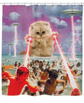 The Kitten No One Loved Shower Curtain
