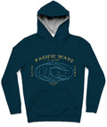 Pacific Wave Trendy All-Over Print Solid Cyprus Hoodie