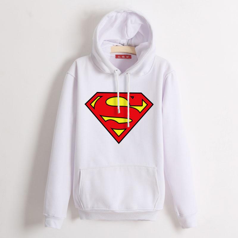 Superman White Hoodie