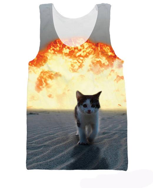 Action Cat Tank Top