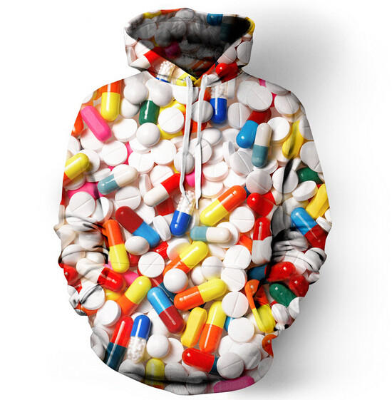 Pills Collage Hoodie
