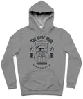 The Wise Man Trendy All-Over Print Solid Suva Grey Hoodie