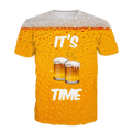 Beer its beer time 3D t-shirt