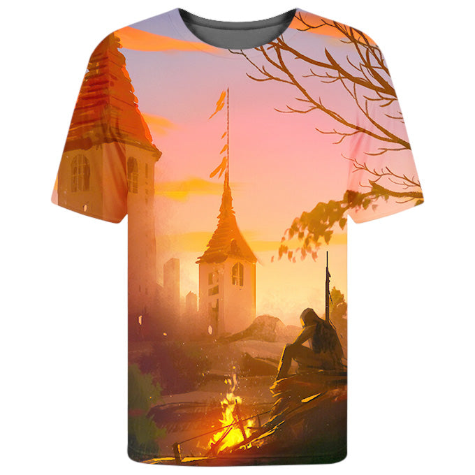 Paladin By The Castle Fire