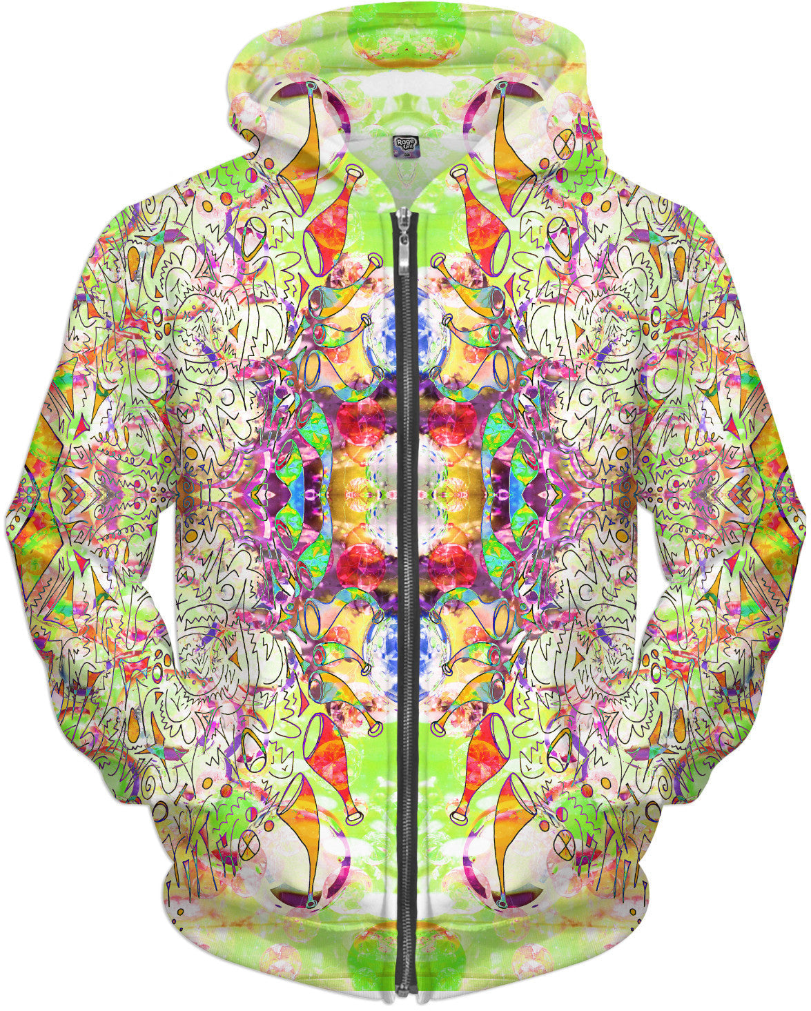Gold Green Luv Hoodie