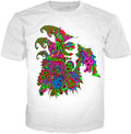 Alien 57 Blue Red Green Pink Blue & Orange T-Shirt