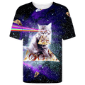 Fluffy Lasers Planet T-Shirt