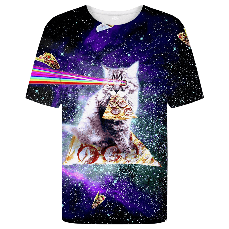 Fluffy Lasers Planet T-Shirt
