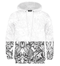 Half Floral Hoodie