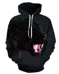 Exclusive Geometric Leopard Hoodie Abstract Style