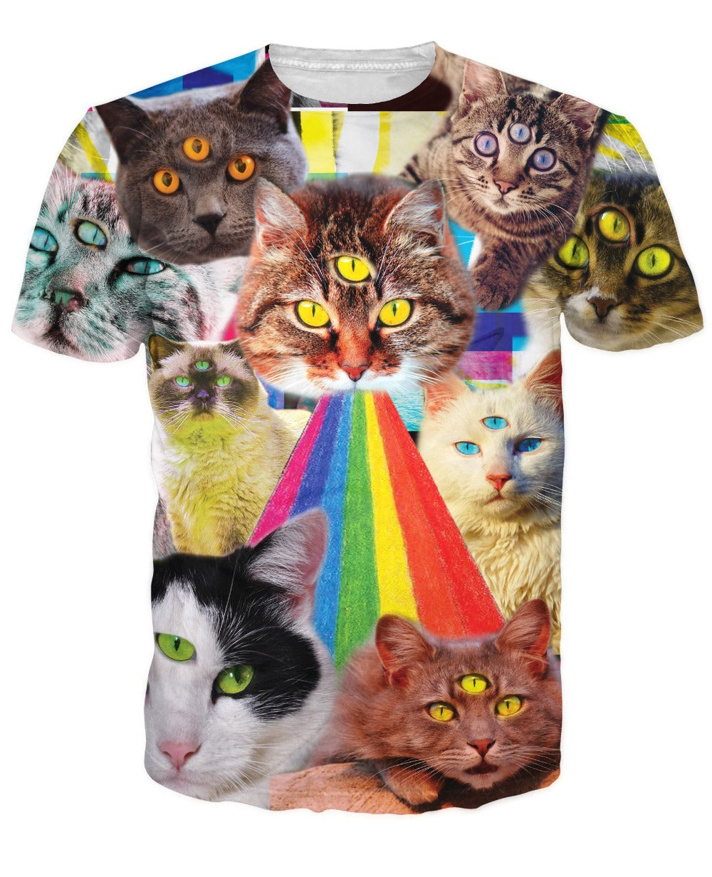 three eyed cat rainbow
