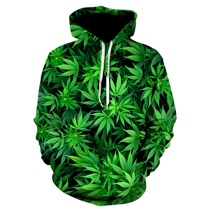 Weed Leaf Collage Hoodie