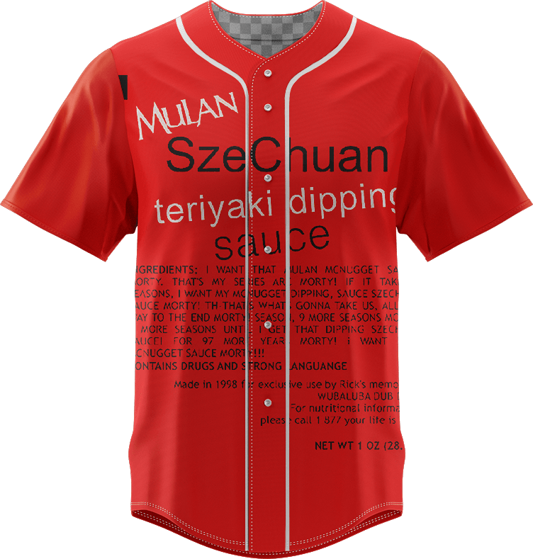 Szechuan Sauce Jersey