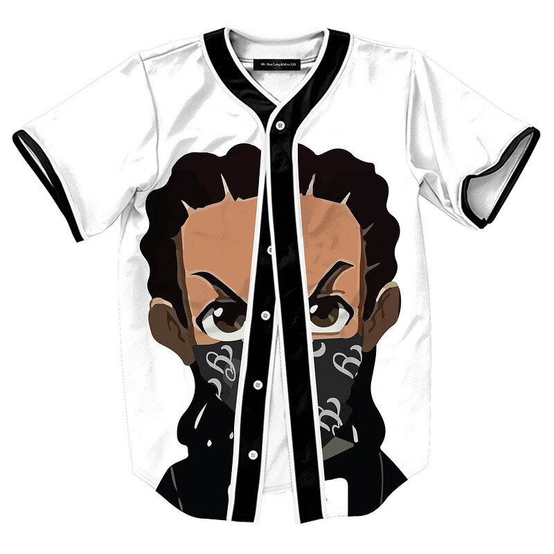 2017 Hipster Cartoon T shirt Men Women Unisex Hip Hop Short Sleeve 3D Printed Baseball Jersey1 11