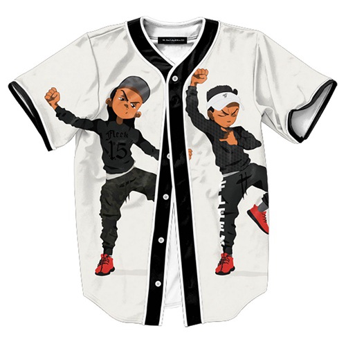 2017 Hipster Cartoon T shirt Men Women Unisex Hip Hop Short Sleeve 3D Printed Baseball Jersey1 8
