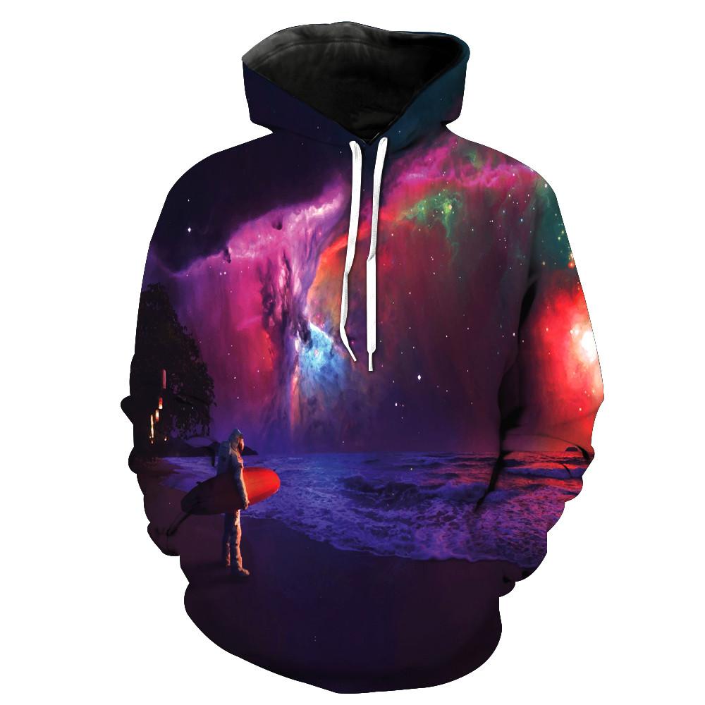 Astronaut Surfer Hoodie » TshirtSpecialist.com