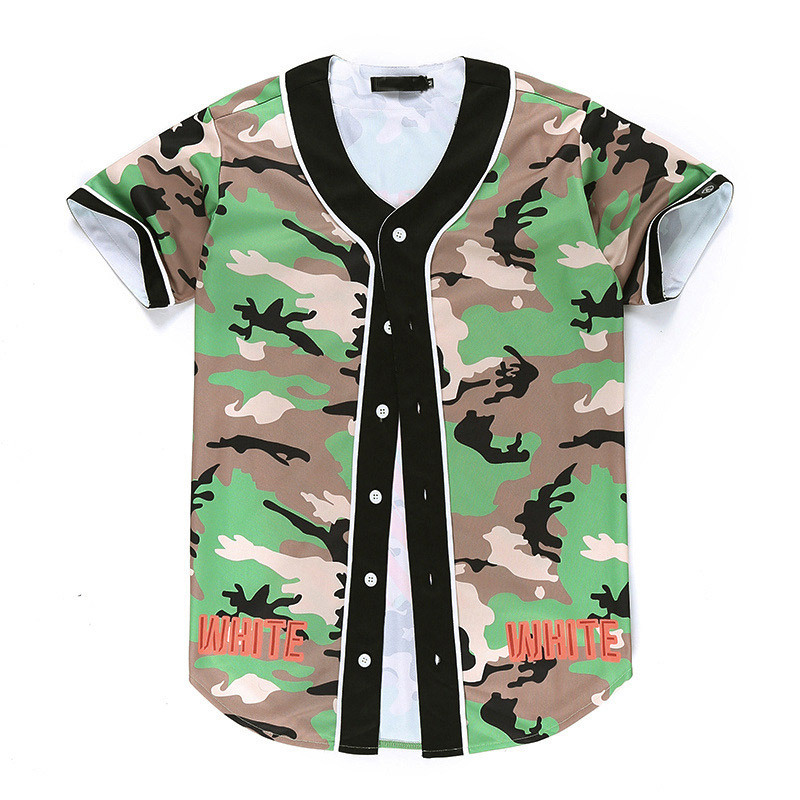 Funny THC Smoking Print Streetwear 3D T shirt Men Hipster Baseball Jersey Button Short Sleeve Cardigan1 1